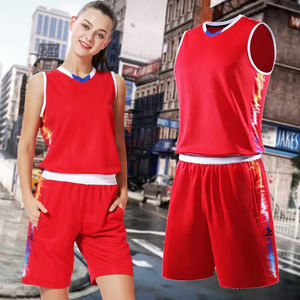 Ensemble de maillot de basket-ball professionnel personnalisé unisexe, dernière conception, tissu en maille respirant, vêtements de sport de grande taille pour adultes - Product Image 5