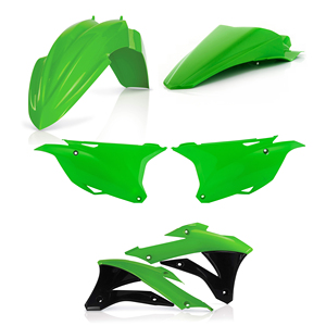 Acerbis Plastic <b>Kit</b> for Kawasaki Rear Fairing & Decoration ABS Material with Metal Targeted for KAWASAKI - Product Image 1