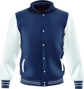 Offre Spéciale! Cuir brodé pour l'hiver Veste universitaire en laine et cuir de qualité supérieure Vestes Letterman personnalisées en vrac - Product Image 1