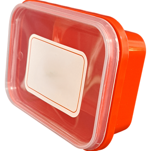 D280 280ml Rectangular Tamper Evident PP IML Container Recyclable Lid for Spice Seasoning Packaging - Product Image 6