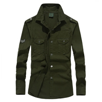 Servicio OEM Completo, Camisas Cargo para Hombre de Nailon Transpirable con Logotipo y Color Personalizados, Certificación CE, Secado Rápido, Resistentes al Viento, con Botones, Ropa de Trabajo Larga