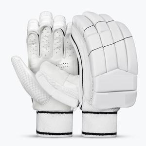 Elegantes guantes de bateo blancos para jugadores de críquet profesionales - Product Image 4
