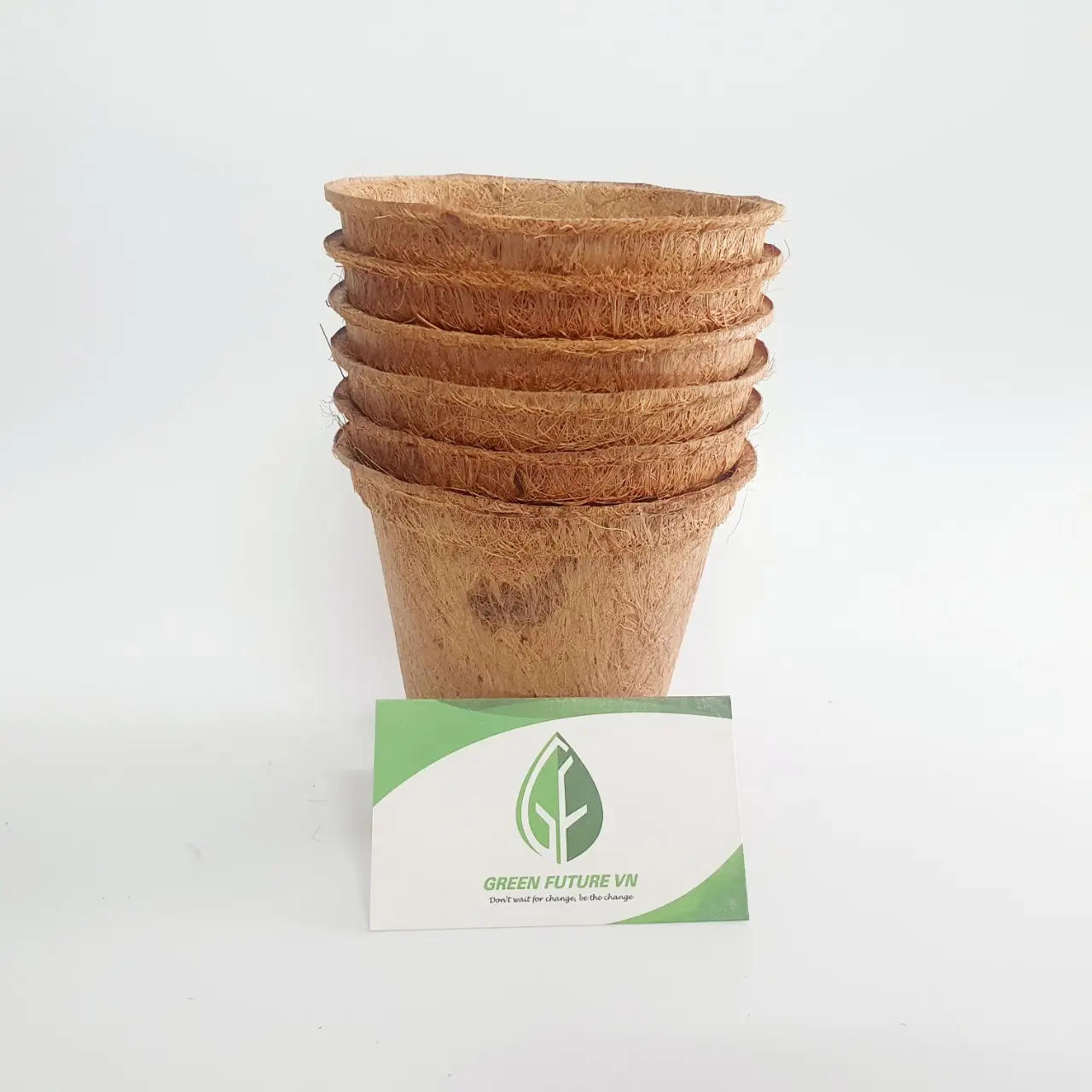 Maceta de coco biodegradable para vivero, arranque de semillas, para agricultura y Jardín de vietnam, venta al por mayor