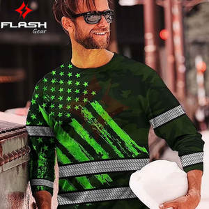 Camiseta Reflectante para Deportes, para Hombre y Mujer, Yoga, Rave, Baile, ANSI Clase 1, Impermeable, con Logotipo Personalizado, Camiseta de Trabajo al por Mayor - Product Image 2