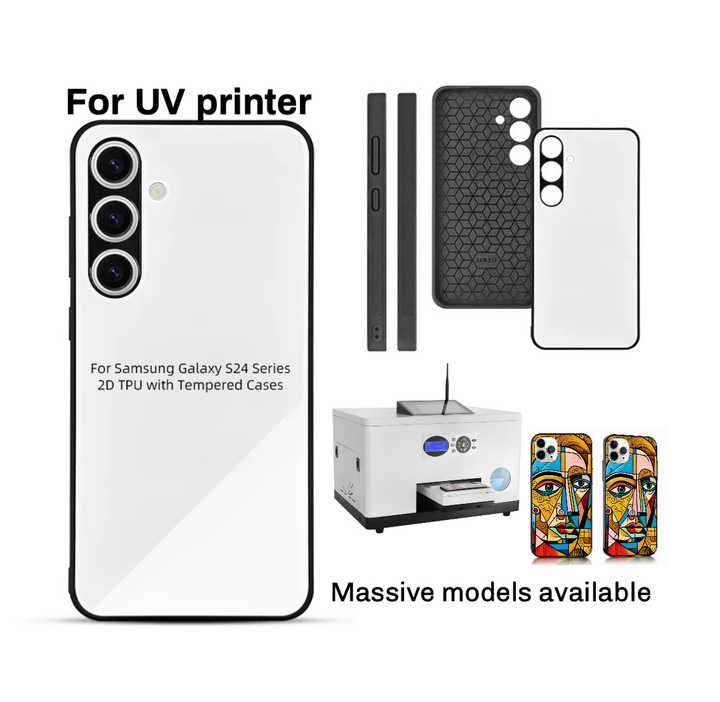easy set up QR code scannable UV printer for phone covers customization