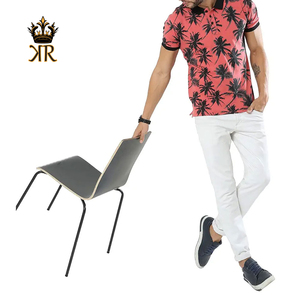 Camisas Personalizadas para Hombre 100% Algodón Orgánico, Sólidas, Antiarrugas, con Logotipo Bordado, Suaves, Transpirables, de Alta Calidad, para Uso Casual de Verano - Product Image 3