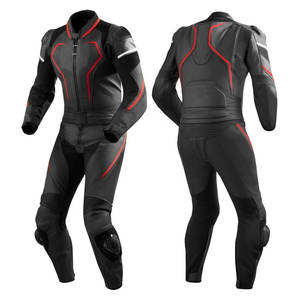 Traje de carreras de cuero para motocicleta profesional, traje de cuero cómodo y transpirable para hombre - Product Image 4