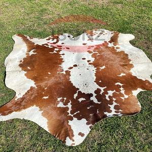 Brown and <b>White</b> Cowhide Hair on Leather Skins for Customised Products - Product Image 5