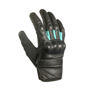 3.7V batterie étanche écran tactile gants chauffants robuste Knuckle hiver thermique moto gants en cuir fait PU matériel - Product Image 5