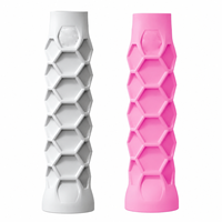 Housse de poignée hexagonale en silicone à haute élasticité MST, antidérapante, en nid d'abeille, universelle, confortable, légère, pour raquette de tennis et de pickleball