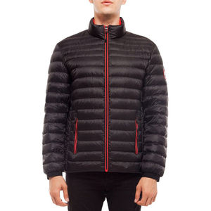 Chaquetas Acolchadas de Alta Calidad para Hombre, Tejido Sólido, para Clima Frío de Invierno, con Cierre de Cremallera, Relleno de Poliéster, Cuello Alto - Product Image 6