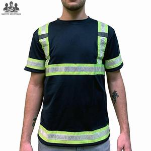 Camiseta de Seguridad Reflectante de Alta Visibilidad 100% Algodón para Hombre a Precios de Fábrica - Product Image 4