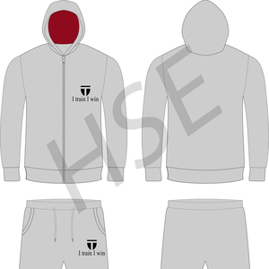 ชุดวอร์มผ้าฝ้ายขนแกะแบบมีฮู้ดสำหรับทุกเพศ - Product Image 2