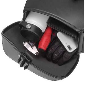 Bolsa de cuero para SILLÍN de motocicleta, bolsa de herramientas para motocicleta, bolsa de cuero, bolsas de sillín de motocicleta personalizadas, impermeable de viaje - Product Image 4