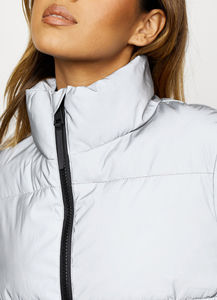 Chaqueta acolchada de talla grande personalizada para mujer, ropa de calle de invierno, unisex, precio al por mayor, chaqueta acolchada personalizada con logotipo para mujer, alta calidad - Product Image 4