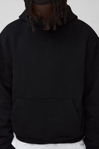 Sudadera con Capucha Personalizada con Logotipo Vintage, Estilo Holgado, 500 g/m², Felpa Francesa, Talla Grande, Sin Cordones, Lavada con Ácido - Product Image 6