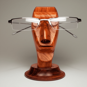 Support de présentation artistique en forme de visage pour lunettes, idéal pour vitrine - Product Image 2