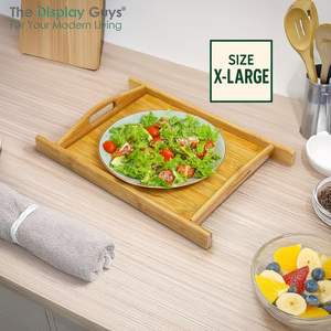 Plateau de service en bois décoratif pour le petit-déjeuner de mariage, écologique, artisanat léger, fournisseur - Product Image 3