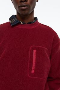 Personalizado 100% algodón de gran tamaño pesado pulóver cuello redondo sudadera de alta calidad ropa de calle chándal bordado estampado invierno - Product Image 4