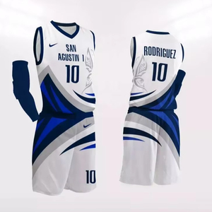 Maillot athlétique de basket-ball à double face personnalisé en gros pour sublimation d'uniforme d'enfants et de jeunes - Product Image 1