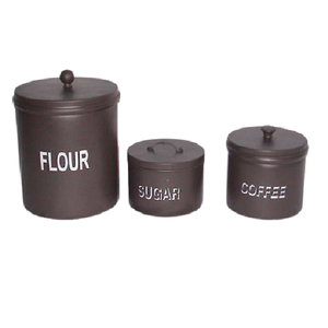 Elevate Your Kitchen Decor with Three-Piece Food Container <b>Set</b> BPA Free & Durable Custom Logo Available - Product Image 1