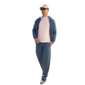 Ropa deportiva de alta calidad para hombre, chándal cálido con cremallera completa, conjunto deportivo, chándal informal, logotipo personalizado - Product Image 3