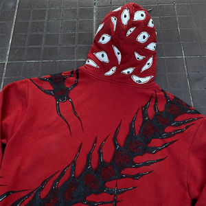 Sudadera con Capucha de Invierno para Hombre, Diseño Personalizado con Pedrería, Felpa Ecológica, Corte Regular, Anti-Pilling - Product Image 2