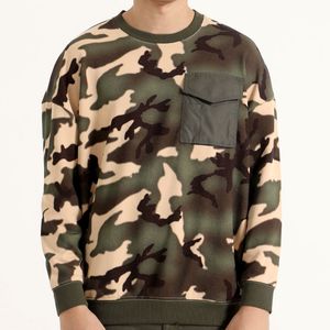 Sweat-shirt à col montant en molleton français anti-froissement 100% coton de haute qualité OEM/ODM, impression de logo personnalisé, sweat-shirt pour homme - Product Image 2