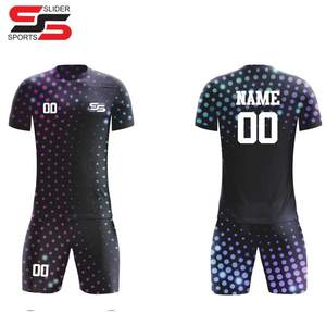 ชุดเสื้อฟุตบอลแฟชั่นสำหรับผู้ชายชุดฟุตบอลเสื้อเจอร์ซีย์ออกแบบได้ตามต้องการดีไซน์ใหม่ - Product Image 2