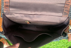 ใหม่สไตล์ตะวันตกHandcraftedของแท้CowhideหนังFringeกระเป๋าCrossbodyส่วนบุคคลBohoกระเป๋าถือหนังสลิงกระเป๋า - Product Image 6