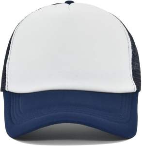 Short Brim Baseball <b>Cap</b>, Adjustable <b>Plain</b> Short Brim Workout Hat Fishing Hat Athletics Trucker Hat Mesh - Product Image 2