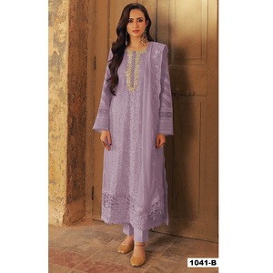 Ropa india y pakistaní al mejor precio Salwar Kameez elegante para mujer para ocasiones festivas y de fiesta de proveedor mayorista - Product Image 1