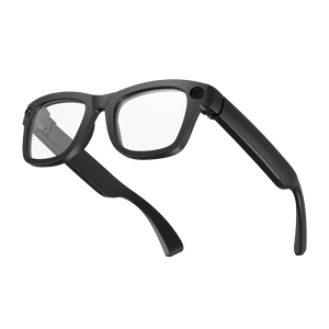 Lunettes Intelligentes avec Caméra 8MP, Enregistrement Vidéo 1080P, Assistant Vocal IA, Lecteur de Musique, Charge Magnétique, Monture PC - Product Image 3