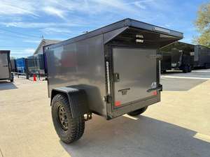 Remorque utilitaire de haute qualité en acier, 7K, petite remorque de transport avec hauteur supplémentaire et pack Blackout, à vendre - Product Image 2