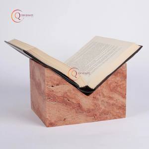 Luxury Home Decoration Bookends Rose <b>Gold</b> Color Marble Desk Organizer <b>Book</b> Ends From Indian Manufacturer Supply In Low Price - Product Image 6