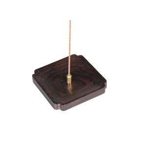 Portavelas flotante decorativo de loto de madera hecho a mano con estilo de moda y recogedor de cenizas de incienso disponible a precio con descuento - Product Image 6