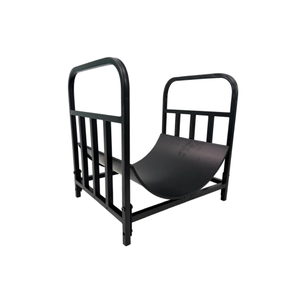 Porte-bûches en métal Durable et résistant à la rouille Parfait pour le stockage du bois de chauffage Utilisation intérieure et extérieure Design moderne - Product Image 2