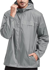 Nouvelle arrivée 2025 vente en gros hommes demi-fermeture éclair imperméable coupe-vent veste Logo personnalisé séchage rapide fermeture éclair Double - Product Image 6