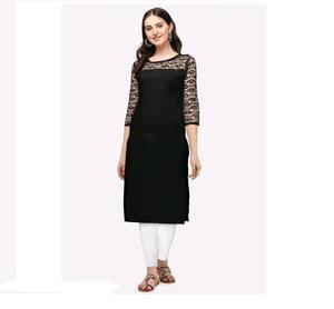 Offre en vente sur Crape kurti meilleure offre produit le plus vendu vente de plusieurs modèles et tailles de l'Inde au monde entier Offre - Product Image 1