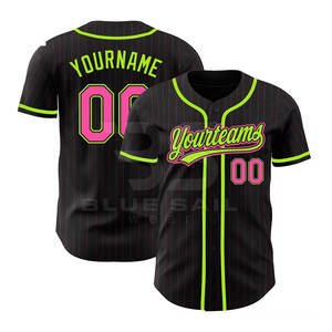 Maillot de baseball de qualité supérieure Matériau en maille respirante pour hommes et jeunes joueurs Maillot de baseball personnalisé - Product Image 5