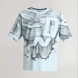 Camiseta de algodón sólido personalizada de alta calidad para hombre, ropa informal impresa con logotipo frontal, camisetas impresas al por mayor, técnica de sublimación - Product Image 1