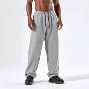 Wide Leg Cargo Gym Sweatpants <b>Men's</b> Jogger Workout Fitness Wear <b>Trouser</b> Pajama <b>Loose</b> Fit Gym Sweatpants <b>Mens</b> - Product Image 4
