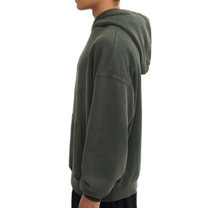 เสื้อสเวตเตอร์ผ้าฟลีซแบบสวมหัวมีฮู้ดสำหรับผู้ชายเสื้อสเวตเตอร์ผ้าคอตตอนขนาดใหญ่ใส่โลโก้ได้ตามต้องการเครื่องแต่งกายแฟชั่นว่างเปล่า - Product Image 3