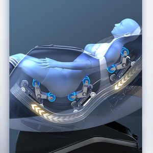 Nuevo diseño de masaje moderno silla de masaje 4D gravedad cero Hifi música Salud para el hogar y Spa silla de masaje ODM OEM hecho en Vietnam - Product Image 4