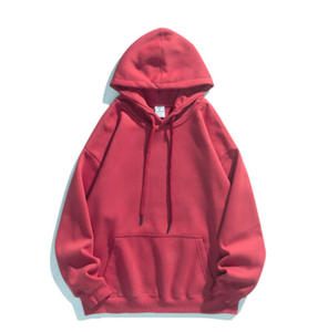 Sweats à capuche en coton classique 350GSM Sweatshirts unisexes Vêtements décontractés confortables Vente en gros directe d'usine - Product Image 3