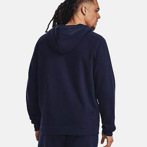 Fleece <b>Black</b> Custom Full Zip Up Blank Full Face Zip <b>Hoodie</b> Cotton French Terry Zipper Blank <b>Plain</b> <b>Hoodie</b> - Product Image 3