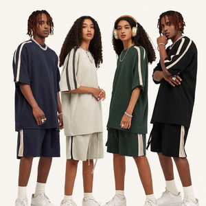 T-shirt 100% coton de haute qualité pour hommes Logo personnalisé à manches courtes 200GSM T-shirt en coton lourd Fitness Streetwear blanc et personnalisé - Product Image 3