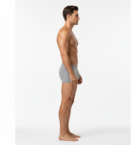 Calzoncillos de Algodón para Hombre Calm Base Gris, Tejido Elástico y Transpirable, Diseñados para un Soporte Equilibrado del Movimiento Corporal - Product Image 2