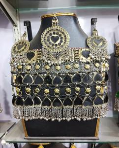 Meilleur prix, ensemble de bijoux afghans légers et robustes, collier vintage, boucles d'oreilles, forme personnalisée pour femmes, filles, Offre Spéciale pour mariage - Product Image 1