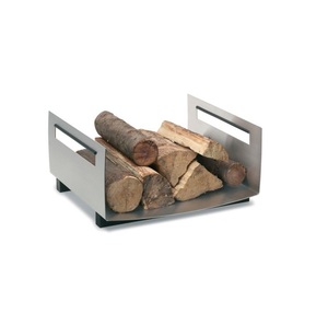 2024 Hot Selling Log Rack Rectangular Shape <b>Mesh</b> Work Black Log Holder <b>Garden</b> Household Log Rack Indoor and Outdoor Accessories - Product Image 4